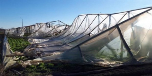 Καταστροφές από τους ισχυρούς ανέμους στην Νότια Κρήτη