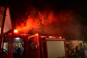 Λάρισα: Ζημιές από φωτιά σε σπίτι στον Μόδεστο