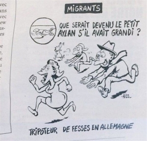 Προκαλεί σκίτσο του Charlie Hebdo για τον μικρό Αϊλάν