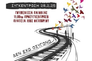 Κάλεσμα Ομάδας Γυναικών Παιονίας – μέλος ΟΓΕ για συμμετοχή στη συγκέντρωση της Παρασκευής στη Γουμένισσα