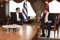 Τηλεφωνική επικοινωνία Τσίπρα - Νταβούτογλου