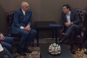 Συνάντηση Αλέξη Τσίπρα - Εντι Ράμα στη Νέα Υόρκη