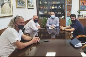 Συνεργασία Δημάρχου Κιλκίς με εκπροσώπους ΕΒΕ και Εμπορικού Συλλόγου Κιλκίς για ώθηση στους εμβολιασμούς