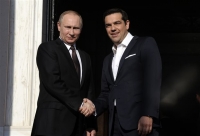 Τσίπρας: Η συνεργασία με τη Ρωσία αποτελεί στρατηγική επιλογή της χώρας - Πούτιν: Υπάρχουν μεγάλα περιθώρια συνεργασίας στην ενέργεια