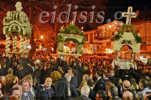 Χάλκινοι και πένθιμοι ήχοι στους Επιταφίους της Γουμένισσας