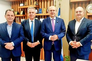 Επίσκεψη Αντιπροέδρου Κυβέρνησης Κωστή Χατζηδάκη στον Δήμαρχο Κιλκίς
