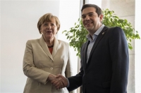 Τηλεφωνική επικοινωνία Τσίπρα - Μέρκελ