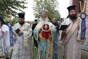 Στα εγκαίνια του Αγίου Αθανασίου Πολυκάστρου ο Γουμενίσσης Δημήτριος: "Λόγον ἀγαθόν ἐξηρεύξατο ἡ καρδία μου"