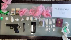 Σύλληψη 36χρονου για ναρκωτικά και όπλα μετά από εύρημα σε καζίνο στη Θεσσαλονίκη