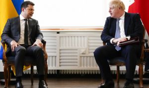Κίεβο: Συνάντηση Ζελένσκι με Μπόρις Τζόνσον