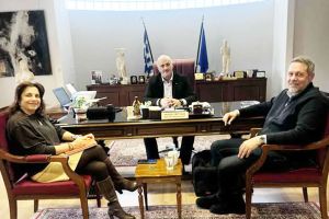 Συνάντηση του Αντιδήμαρχου Πολιτισμού Παιονίας κ. Καλαβάζη με τον Αντιπεριφερειάρχη Κιλκίς κ. Βεργίδη και την Υπεύθυνη Τουρισμού κα Σκουλαρικά