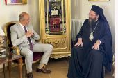 Ο Θεόδωρος Καράογλου στον Μητροπολίτη Πολυανής και Κιλκισίου κ. Βαρθολομαίο