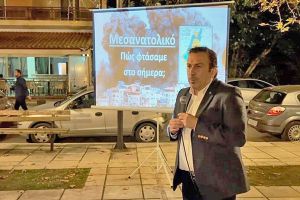 Με τους πολίτες και μετά τις εκλογές ο Στέφανος Παραστατίδης