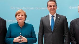 Μητσοτάκης σε Μέρκελ: Με λεφτά της ΕΕ το τουρκικό όχημα που κατεδάφιζε τον φράχτη (pic)