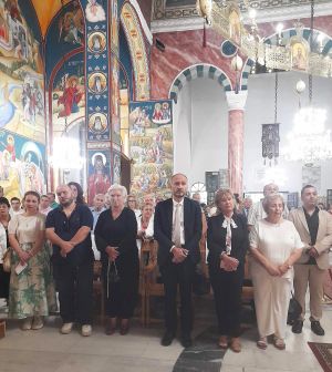 Στο ετήσιο μνημόσυνο των Σανταίων ο Πρόεδρος του Δημοτικού Συμβουλίου Κιλκίς Γιάννης Χατζηαποστόλου