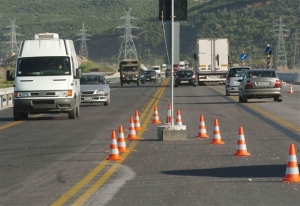 Κλειστή η εθνική Κορίνθου - Πατρών τα ξημερώματα της Κυριακής