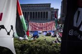 Ιρλανδία: Φοιτητές στο Κολέγιο Τρίνιτι έστησαν έναν καταυλισμό, διαμαρτυρόμενοι για τον πόλεμο στη Γάζα