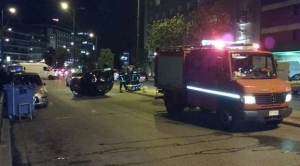 Τροχαίο ατύχημα στη Μιχαλακοπούλου - Διακόπηκε η κυκλοφορία