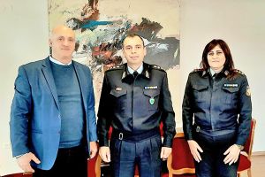 Εθιμοτυπική επίσκεψη του νέου Αστυνομικού Διευθυντή Δ/νσης Αστυνομίας Κιλκίς Δ. Ντέντα στον Αντιπεριφερειάρχη Ανδρέα Βεργίδη