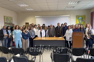 Ο Δήμαρχος Παιονίας συγχαίρει το προσωπικό του Κ.Υ. Πολυκάστρου για τη βράβευσή του