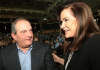 Ο Π. Καμμένος στο μενού της συνάντησης Ντόρας-Καραμανλή