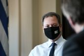 Σε προληπτική καραντίνα ο Υπουργός Σπ. Λιβανός που συναντήθηκε με τον Γ. Φραγγίδη