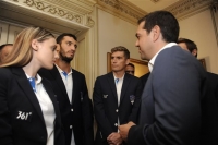 Οταν οι ολυμπιονίκες συνάντησαν τον Τσίπρα