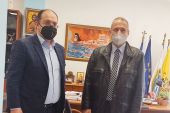 Επίσκεψη Θάνου Τζήμερου στον Δήμαρχο Κιλκίς