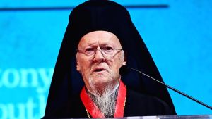 Τιμή στον Οικουμενικό Πατριάρχη για την περιβαλλοντική του δράση και το μήνυμα αναγνώρισης του νερού ως δώρου Θεού