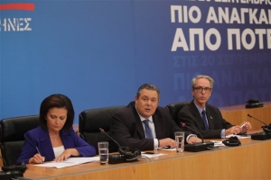 Καμμένος: ΝΔ-ΠαΣοΚ θέλουν συγκυβέρνηση για να συγκαλύψουν σκάνδαλα