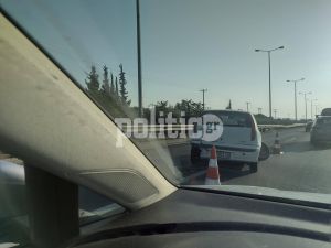 Μποτιλιάρισμα στην περιφερειακή – Μικρής έκτασης ατύχημα (pics)