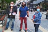 Διανομή φυλλαδίων στο Κιλκίς για την προώθηση των προτάσεων του ΣΥΡΙΖΑ