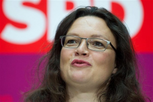 Γερμανία: Αντρέα Νάλες στο τιμόνι του SPD