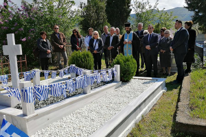 Τιμή στους πεσόντες της πρώτης αντίστασης κατά των Γερμανών στα Αμάραντα
