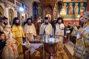 Βάπτιση εντός της Θείας Λειτουργίας στο Κιλκίς από τον Κιλκισίου Βαρθολομαίο