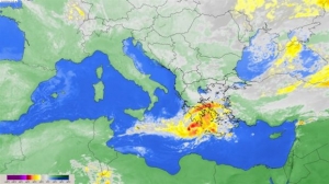 Κυκλώνας τροπικού τύπου στην περιοχή της Κρήτης