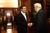 Τσίπρας προς Παυλόπουλο: «Επαρκής χρηματοδότηση και απομείωση του χρέους οι στόχοι μας»