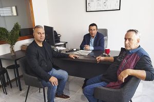 Συνάντηση του προέδρου του Εργατικού Κέντρου Κιλκίς με τον βουλευτή ν. Κιλκίς Στέφανο Παραστατίδη