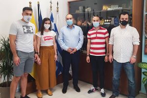 Επίσκεψη αντιπροσωπείας Ελεύθερων Νέων Ελλάδας στον Δήμαρχο Κιλκίς