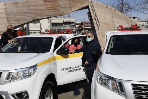 Ειδικά οχήματα και εξοπλισμό στο δίκτυο εθελοντικών ομάδων των Δήμων της Θεσσαλονίκης παρέδωσε σήμερα η Περιφέρεια Κεντρικής Μακεδονίας