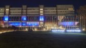 Φωταγώγηση του Συμβουλίου της Ευρώπης προς τιμήν των 200 χρόνων από την έναρξη της Ελληνικής Επανάστασης