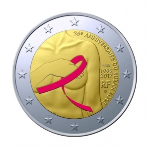 Συλλεκτικό κέρμα των 2 ευρώ στη μάχη κατά το καρκίνου του μαστού