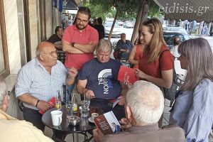 Συζήτηση της Ε. Αγαθοπούλου με καταστηματάρχες σε Κιλκίς, Πολύκαστρο, Γουμένισσα και Αξιούπολη