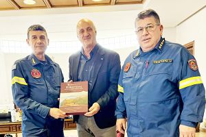 Συνάντηση Αντιπεριφερειάρχη  Ανδρέα Βεργίδη με τον Γενικό Επιθεωρητή Πυροσβεστικού Σώματος Βορείου Ελλάδος Παναγιώτη Μπαθρέλλο