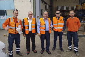 Επίσκεψη Παύλου Τονικίδη στη Sonoco Α.Ε.