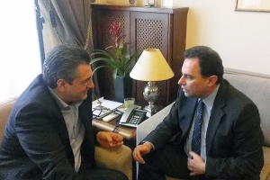 Συνεργασία του Υφυπουργού Γ. Γεωργαντά με τον Περιφεριάρχη Απ. Τζιτζικώστα