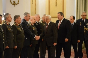 Την ηγεσία των Ενόπλων Δυνάμεων δέχτηκε ο Πρ. Παυλόπουλος
