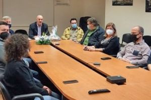 Κοπή βασιλόπιτας στην Περιφερειακή Ενότητα Κιλκίς με διαδικτυακή παρουσία Τζιτζικώστα