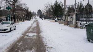 Αποκαταστάθηκε η κυκλοφορία στην Επαρχιακή Οδό Χορτιάτη – Αγίου Βασιλείου