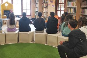 Μαθητές του 1ου Γυμνασίου στη Δημόσια Βιβλιοθήκη και στο φεστιβάλ κόμικ